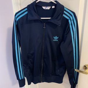 Vintage adidas stipe tracksuit jacket